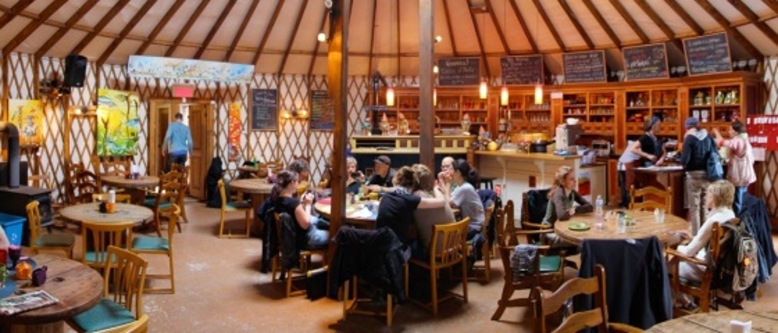 Picture 1: People in café